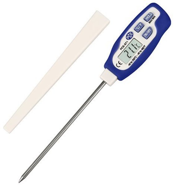 Pce Instruments Food Thermometer, -40 to 250°C / -40 to 482°F PCE-ST 1
